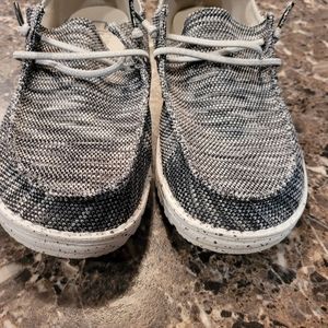 Hey Dudes Womens Wendy Sox Dark Grey Size 8